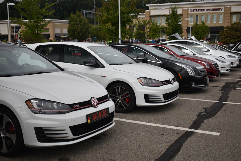My dirty ass GTI invaded Cadillac & Tesla row